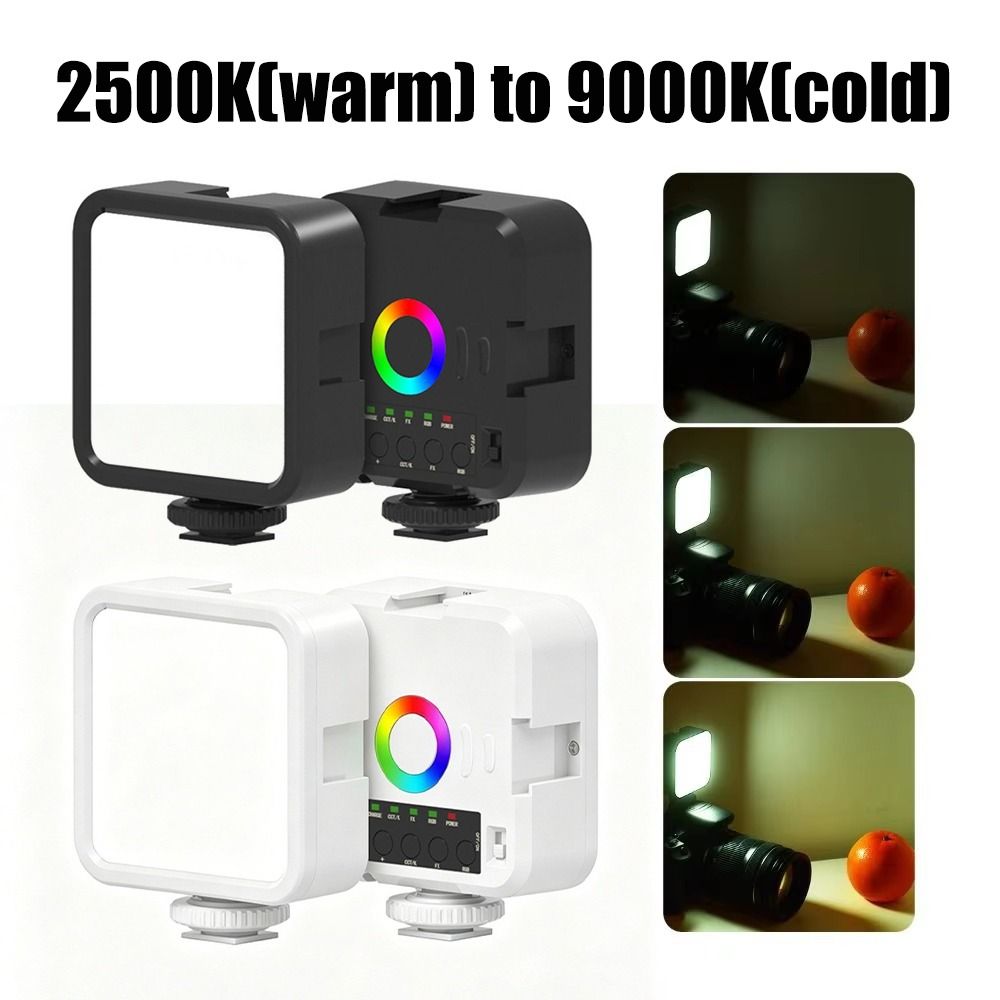 Photography Videos Free - Luz de vídeo LED recarregável, mini