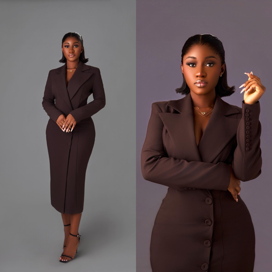 Photography Geometry - Vestido Blazer Sereia Plus Size para