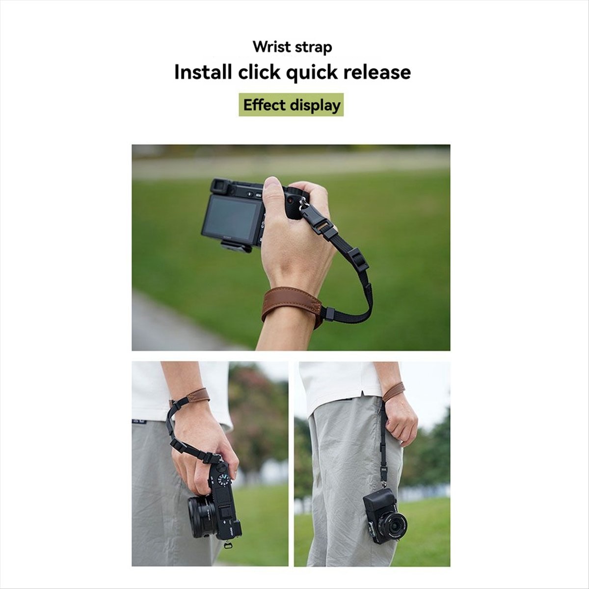 Camera Wrist Strap - Conector de Câmera ABAN com Liberação
