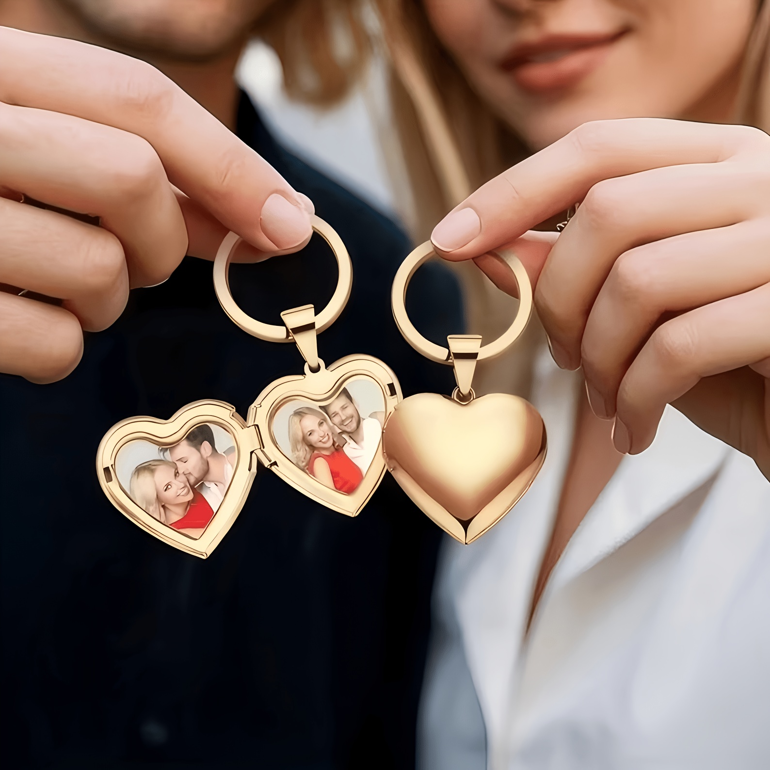Photographic Memory - Chaveiro Personalizado com Medalhão de Coração