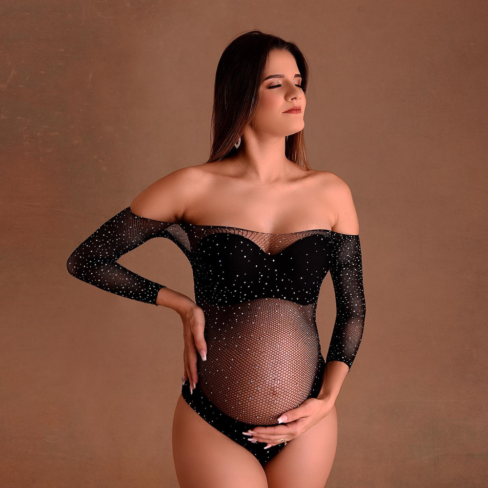 Photography Club - Deusa sexy brilhante pequeno strass maternidade