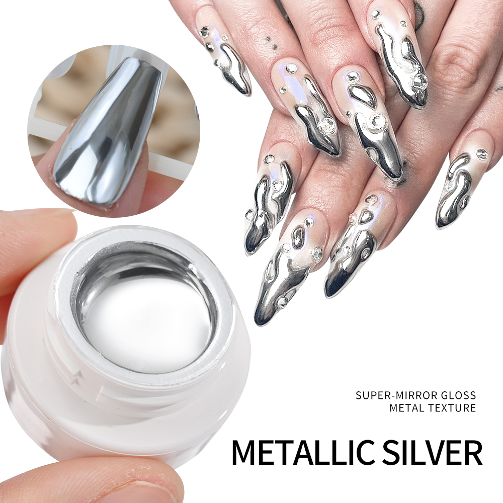 Esmalte em gel metálico prata  - Photography Design avaliação e preço