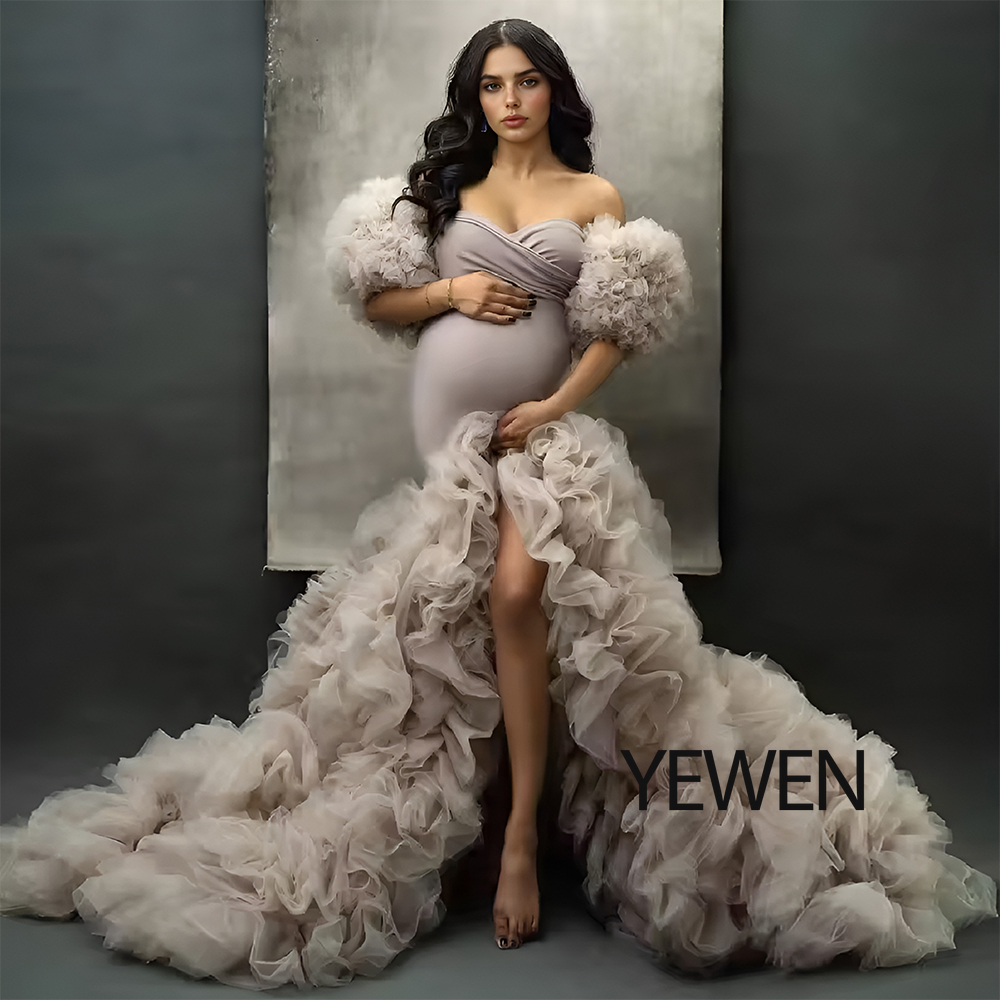 Vestido de Gestante com Babado - Photography Club avaliação e preço